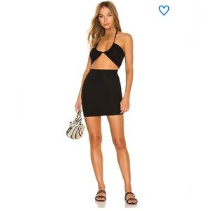 Superdown Alina Halter Set, Black XS